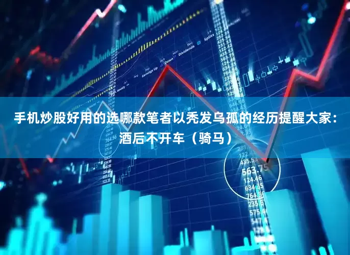 手机炒股好用的选哪款笔者以秃发乌孤的经历提醒大家：酒后不开车（骑马）