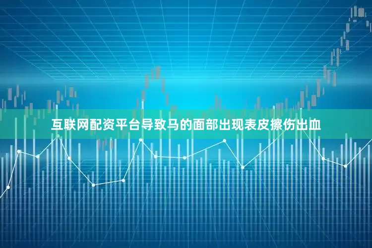 互联网配资平台导致马的面部出现表皮擦伤出血